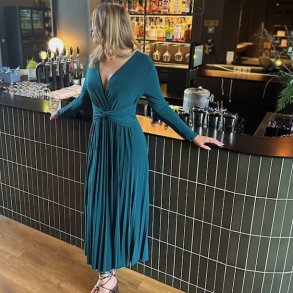 Plisseret Kjole str. S-L