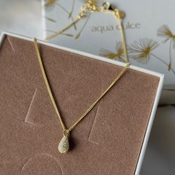 Halskde PAV Forgyldt Slv