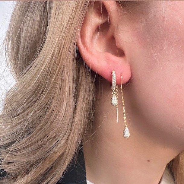 Hoops PAV Forgyldt Slv