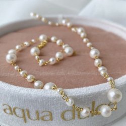 Halskde GHITA forgyldt slv