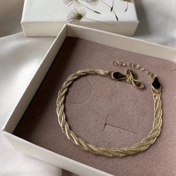 Armbnd TERESA  Forgyldt Slv