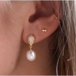 restikker PAV PEARL Forgyldt Slv