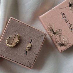 Hoops SWAY 13 mm Forgyldt Slv