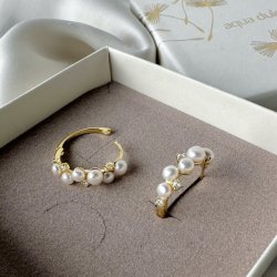 HOOPS DARLING BUBBELS 20mm forgyldt slv