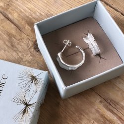 Hoops New Fanny 18 mm sterling s�lv