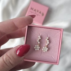 reringe Calla blossom Forgyldt slv