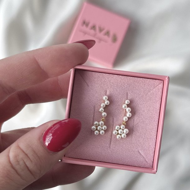 reringe Calla blossom Forgyldt slv