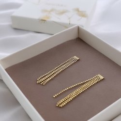 restikker DOT LOVE BIG Forgyldt Slv