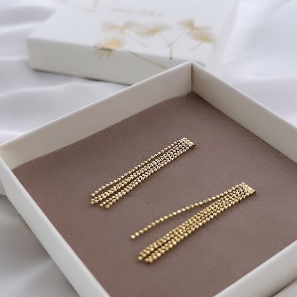 restikker DOT LOVE BIG Forgyldt Slv