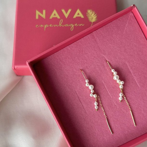 retrde Primrose blossom forgyldt slv