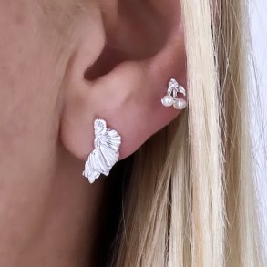 restikker KOI SMALL HALF LEAF Sterling Slv