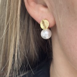 restikker CATANIA pearl forgyldt slv