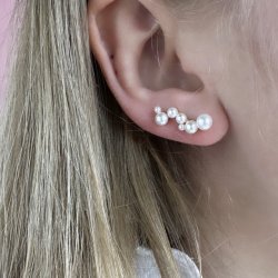 Up the ear Meghana cloud forgyldt slv