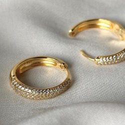 Hoops DARLING EMMA 20 mm Forgyldt Slv