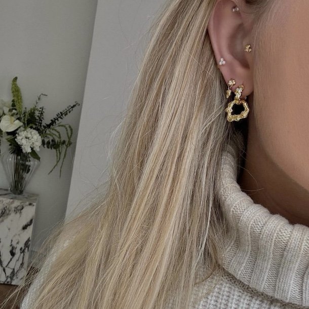 Hoops Nephele forgyldt slv