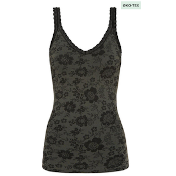 Elena lace top microfiber 