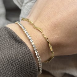 Armbnd ELARA Armbnd forgyldt slv