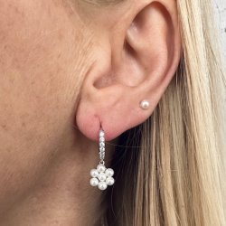 Hoops Blossom sterling slv