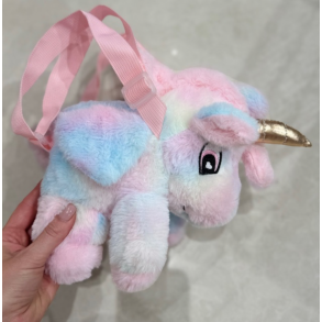 Enhjrning taske bamse