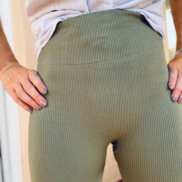 Rib leggings str. S-XL