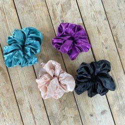 Scrunchie oversize satin