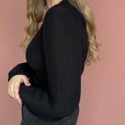 Fryd Bluse m. sildeben microfiberstr. S-XL