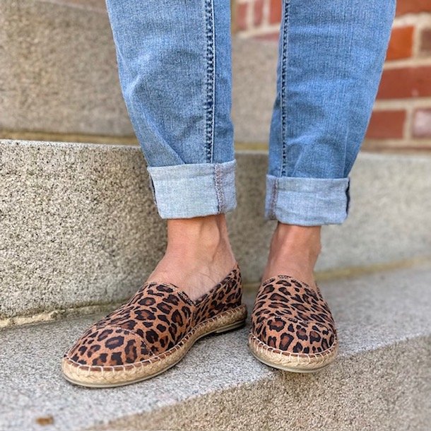 Espadrillos soft Med Bast - skind Leo str. 36-42