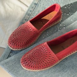 Espadrillos rd lace - skind str 36-41