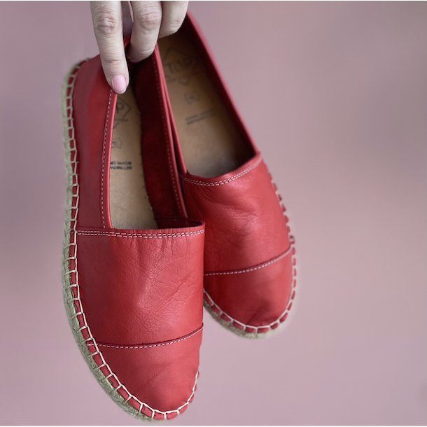 Espadrillos Rd skind str 36-42