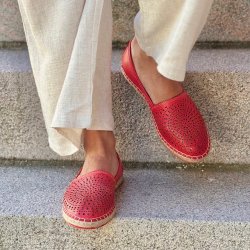 Espadrillos rd lace - skind str 36-41