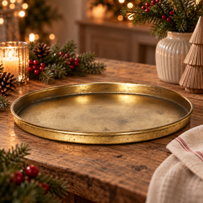 Dekorationsfad i antik guld � �36 cm
