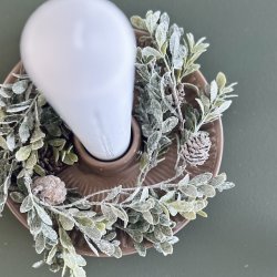 Lysestage til bloklys H 3,5 -  D 24cm