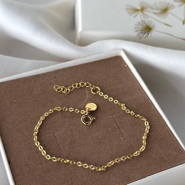 Armbnd FANCY Forgyldt Slv