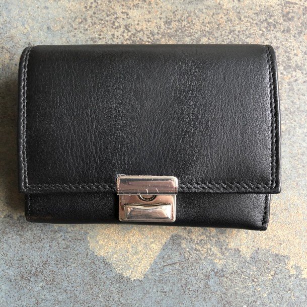 Farfar pung- Tegnebog skind