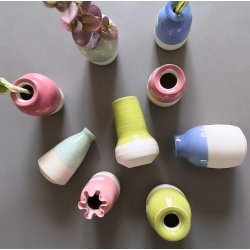 Vase Midi keramik half glace ca 10 cm