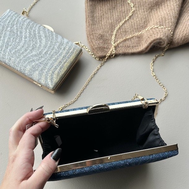 Aftentaske zebra shine