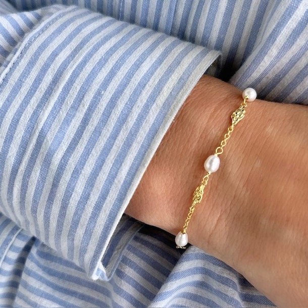 Armbnd MILENA Forgyldt Slv