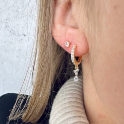 Hoops AURA Forgyldt Slv