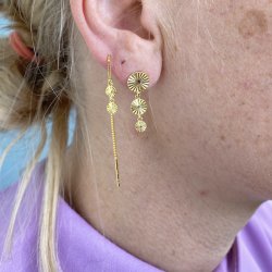 Femme triple restikker Forgyldt 