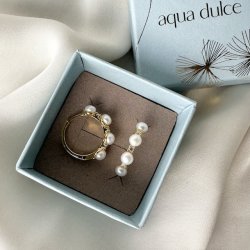 HOOPS DARLING BUBBELS 18mm forgyldt slv