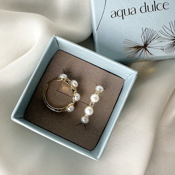 HOOPS DARLING BUBBELS 18mm forgyldt slv