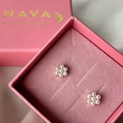 restikker Flora blossom forgyldt slv