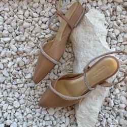 Ballerina FEMINISTA CAPPUCCINO soft skind str 36-41
