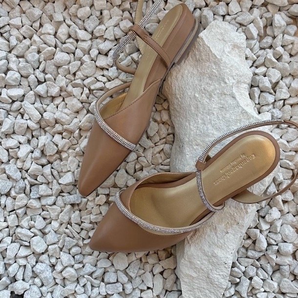 Ballerina FEMINISTA CAPPUCCINO soft skind str 36-41