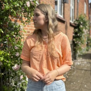 Kortrmet sommer skjorte bomuld str m-xl