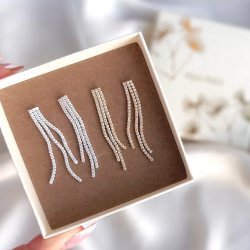 reringe TENNIS DARLING Forgyldt Slv