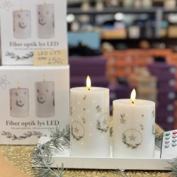 LED lys lux jul 2 stk