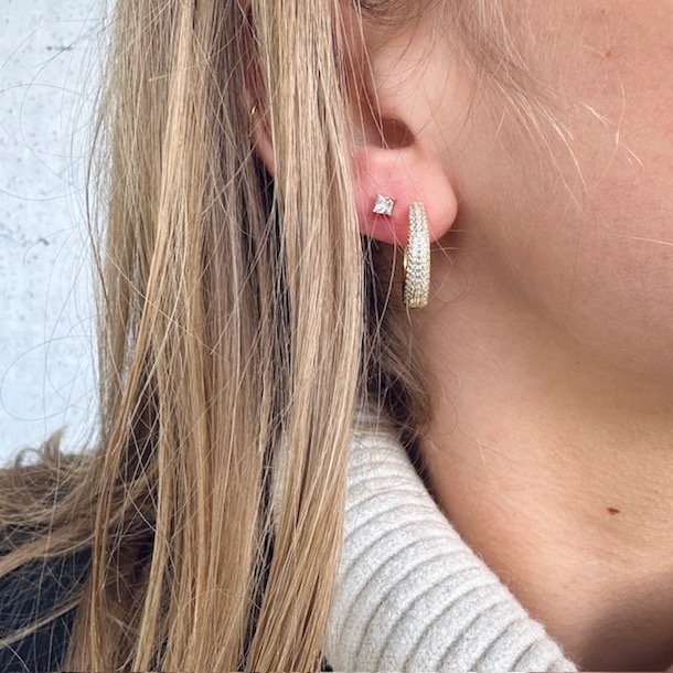 Hoops DARLING EMMA 20 mm Forgyldt Slv