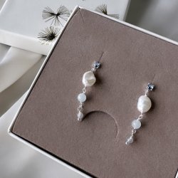 restikker SKY BLUE PEARL Sterling Slv