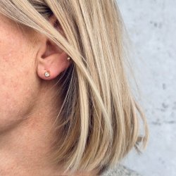 restikker KAYA BIG CLEAR forgyldt slv